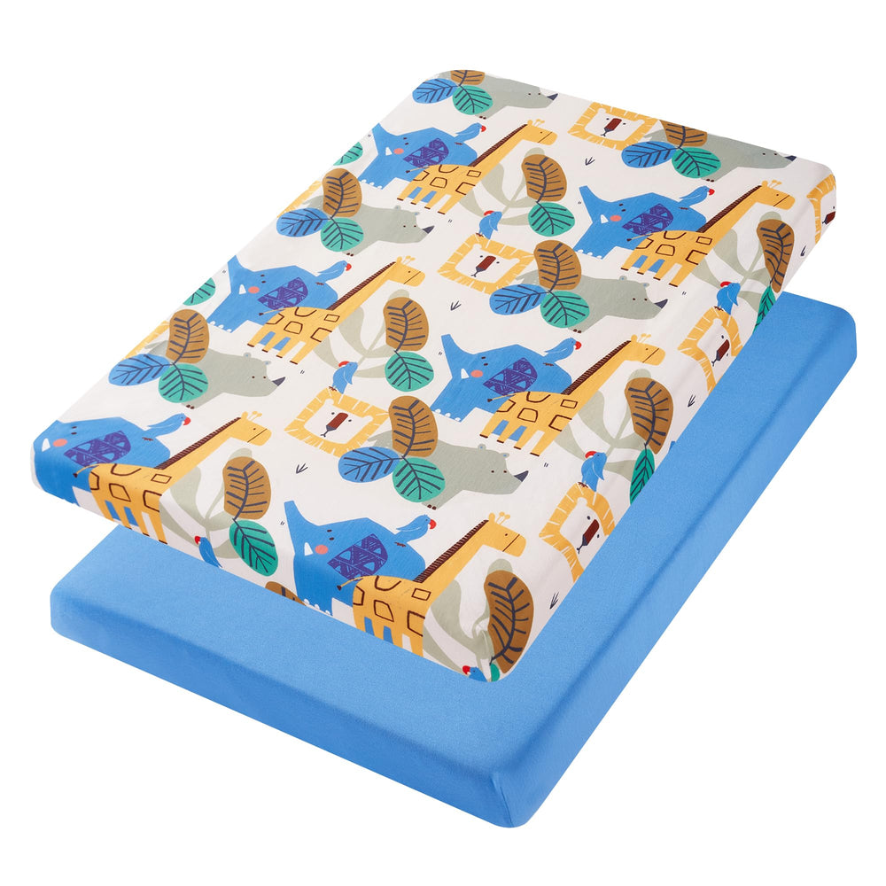 TILLYOU multi-color patterns blue gender-neutral for nursery decor