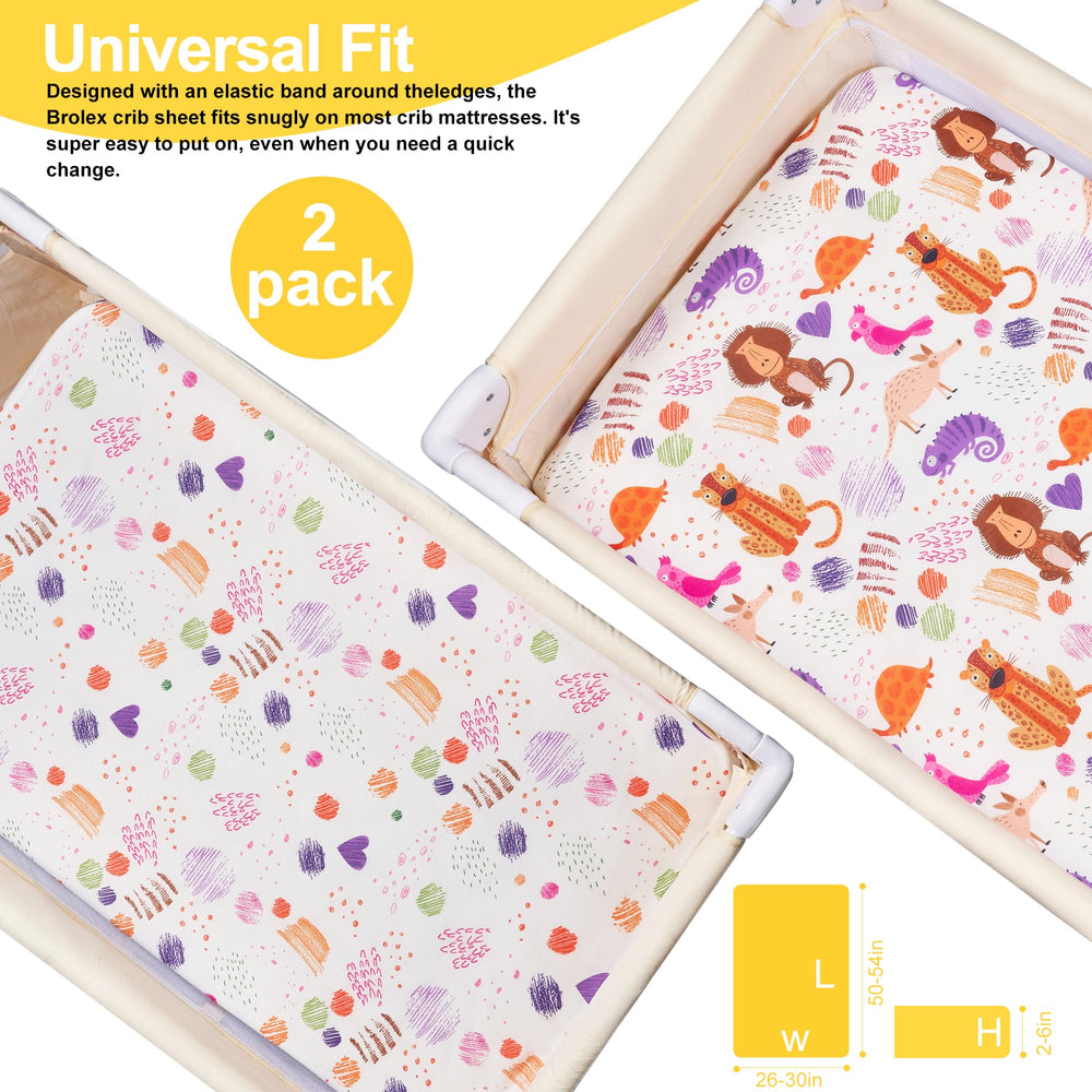 TILLYOU multi-color patterns ideal for coordinating nursery decor.
