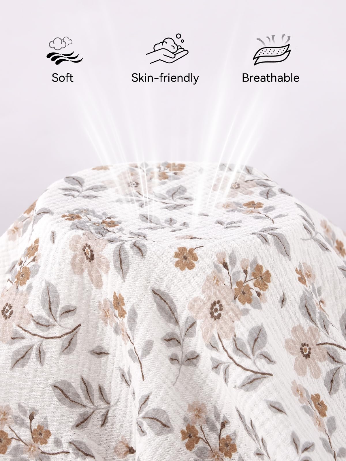 TILLYOU elastic-edge close-up shows secure, wrinkle-free stay during use.