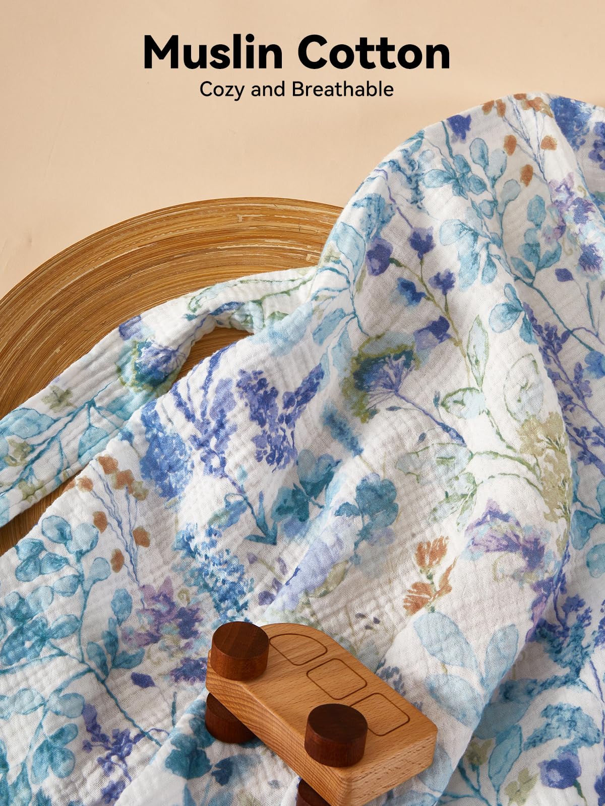 TILLYOU nursing cover with arch neckline keeps baby comfortable and airflow-friendly