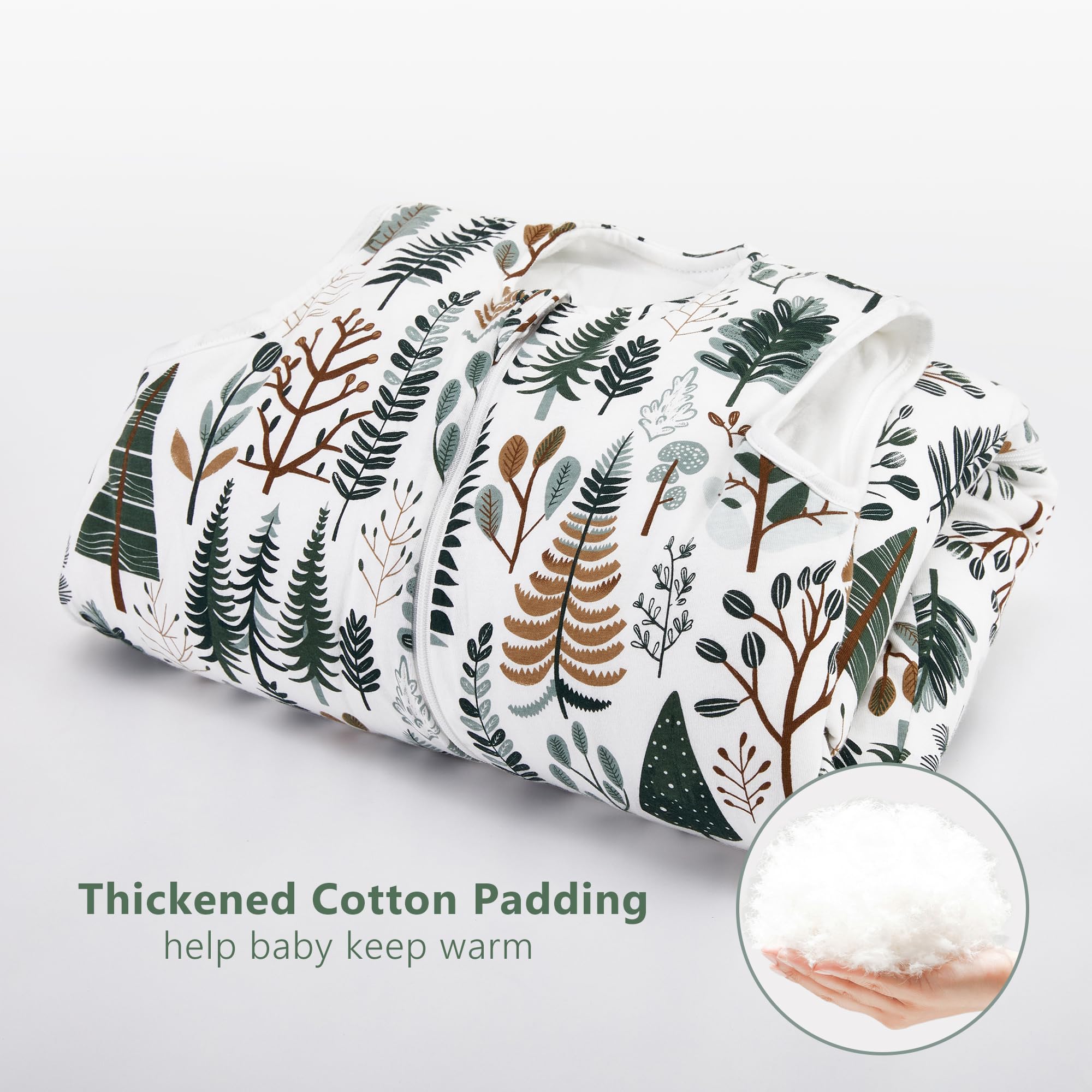 TILLYOU quilted sleep sack design preserves even fill for consistent warmth.
