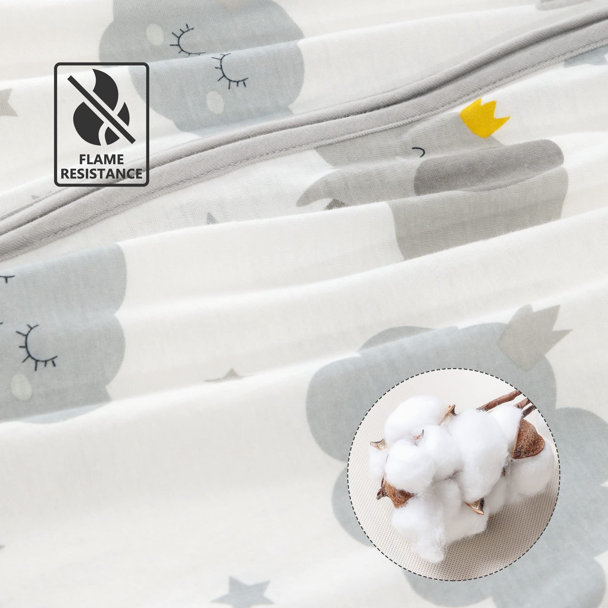 TILLYOU sleep sack available in S, M, L, XL sizes