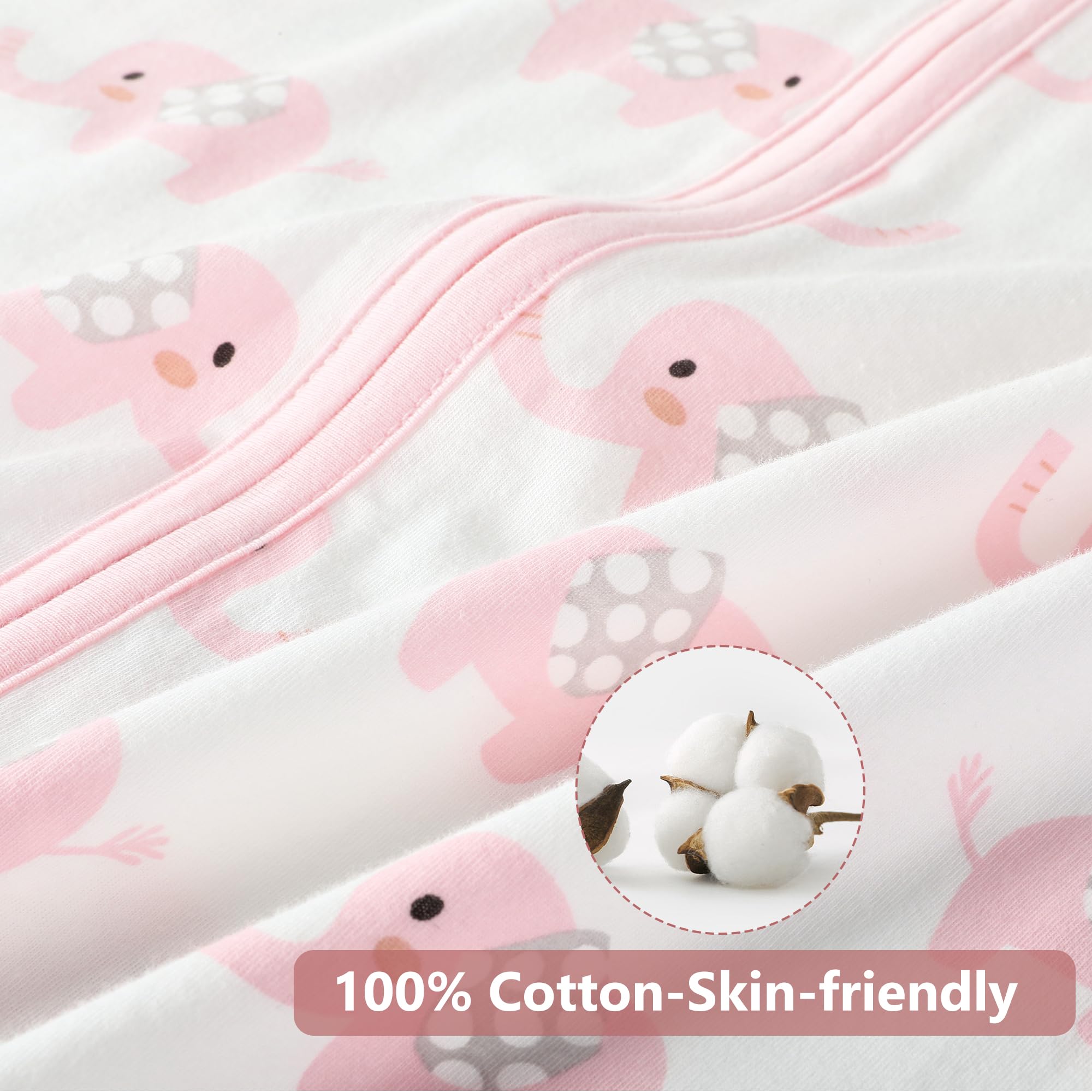 TILLYOU sleep sack with wide leg room supports night movement