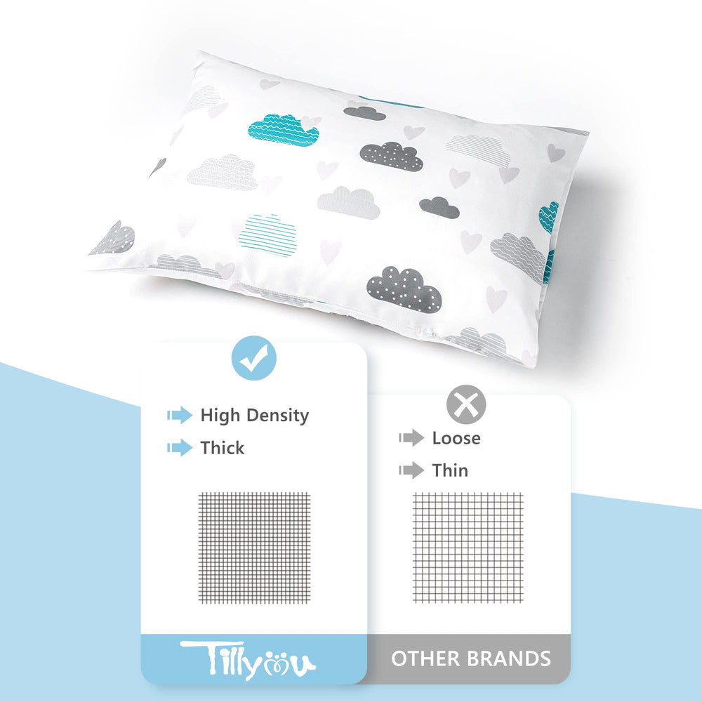 TILLYOU 2-pack shows convenient value and coordinated options for toddlers’ sleep space.
