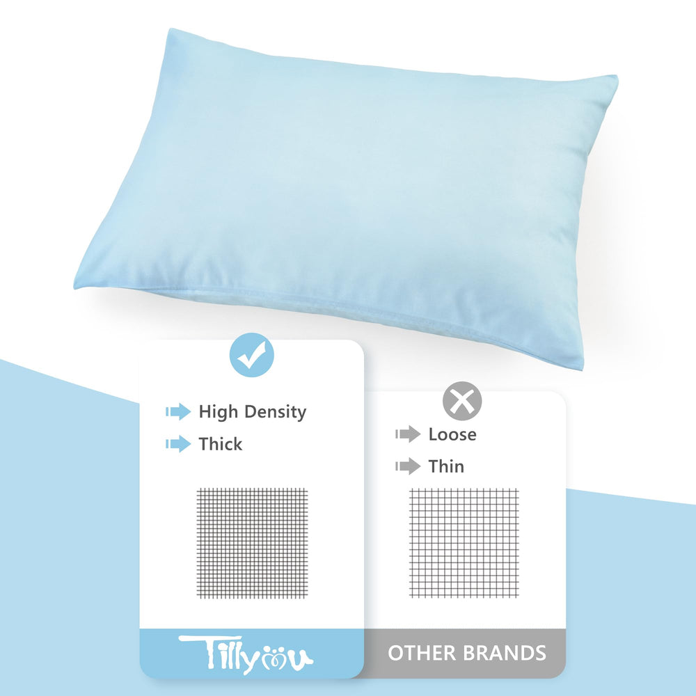TILLYOU pillowcase features durable stitching for everyday use