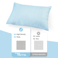 TILLYOU pillowcase features durable stitching for everyday use