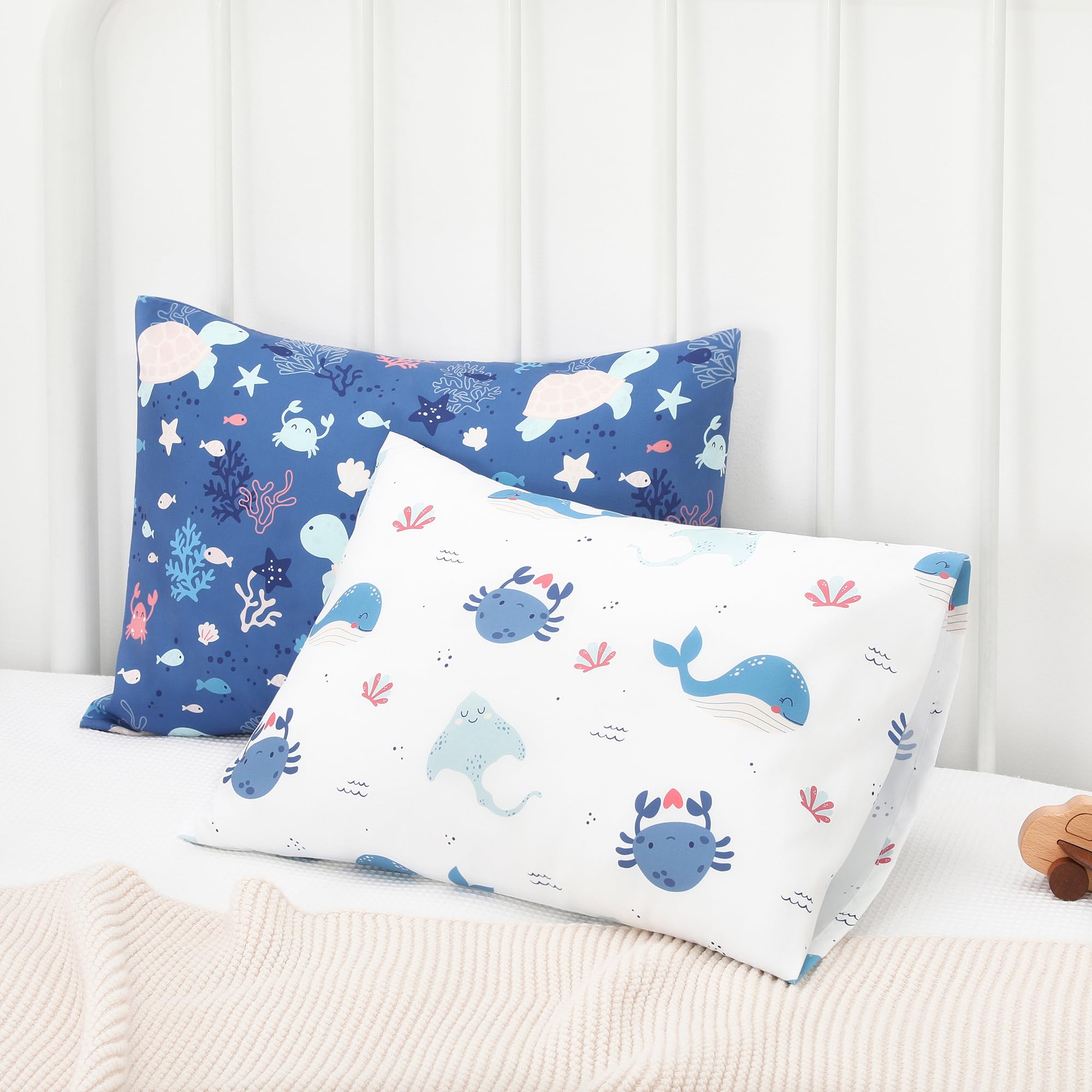 TILLYOU Easy-care pillowcase machine washable for busy families