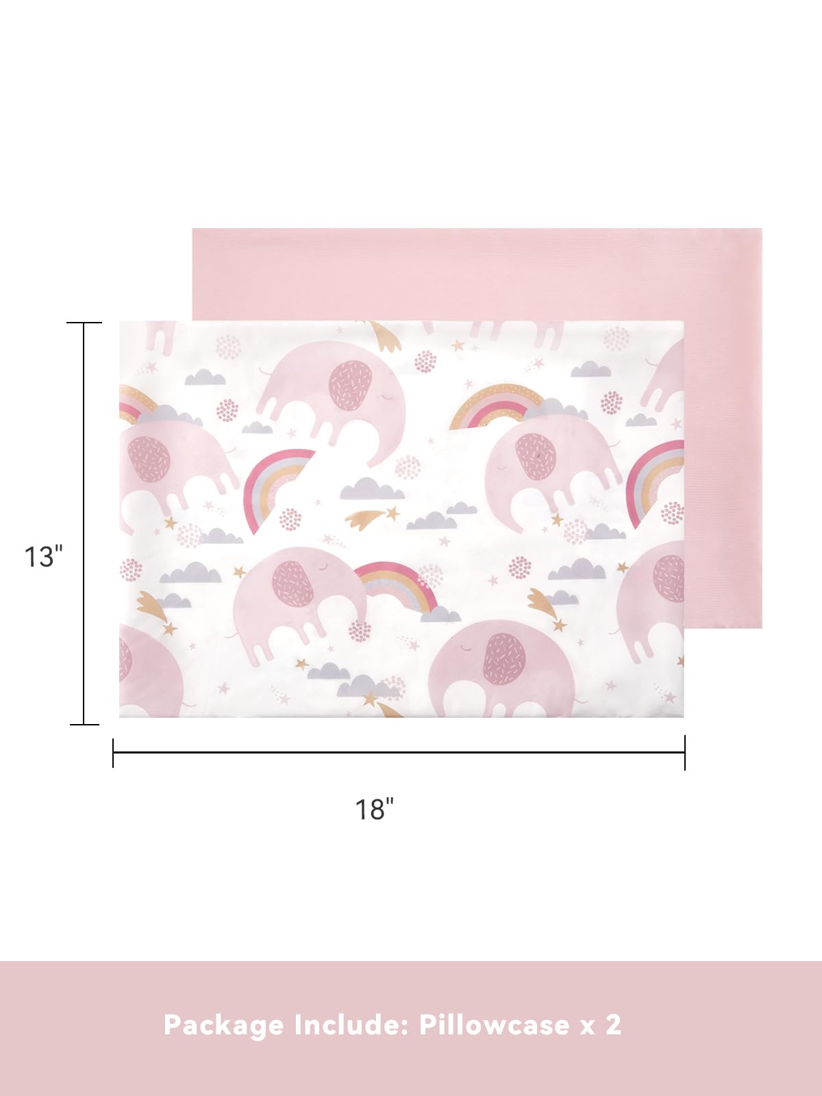 TILLYOU envelope-closure pillowcase keeps skin smooth and easy to remove.