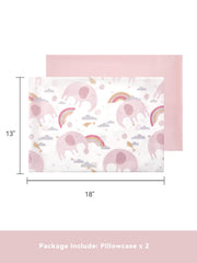 TILLYOU envelope-closure pillowcase keeps skin smooth and easy to remove.