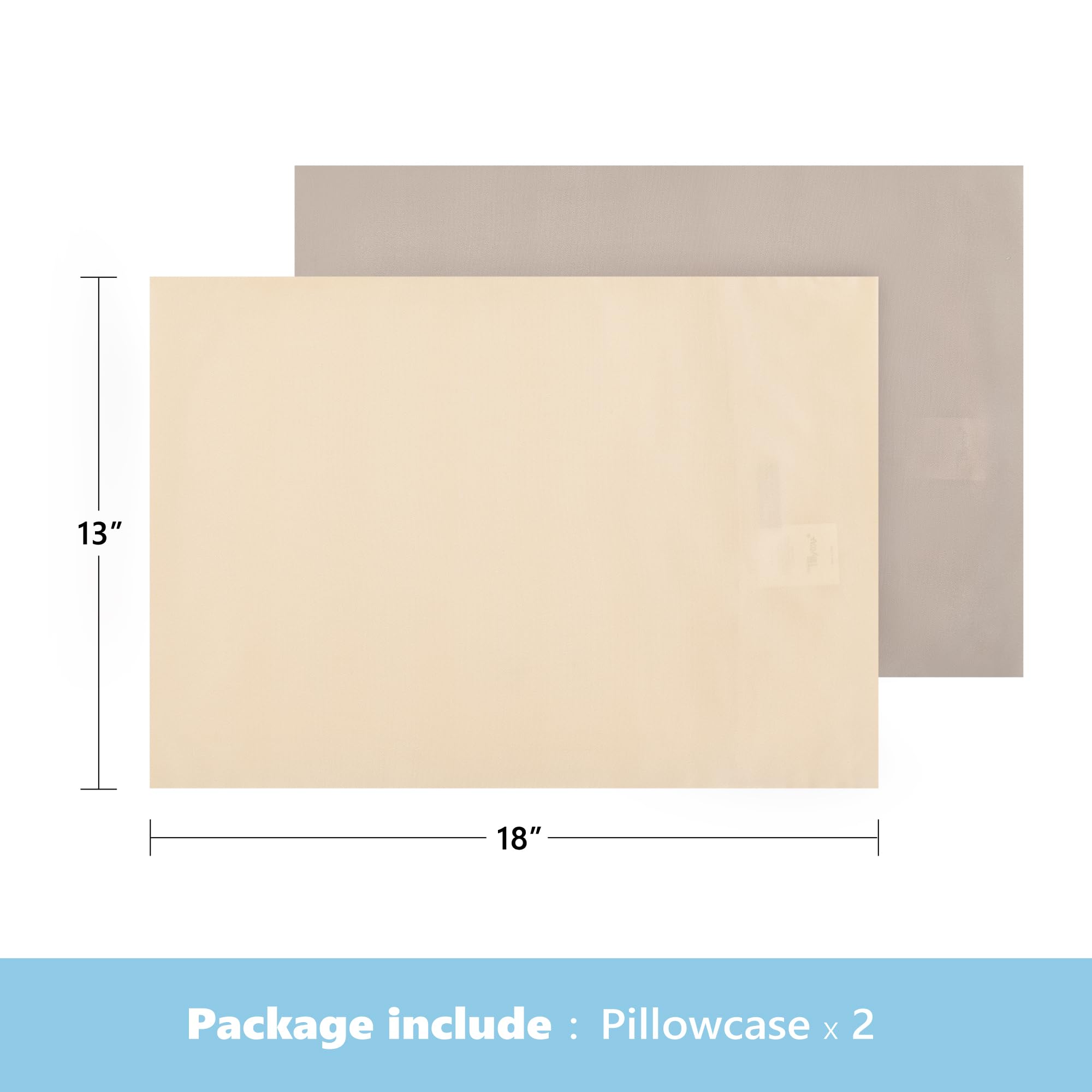 TILLYOU pillowcase with envelope closure for a smooth, safe edge on kids' pillows