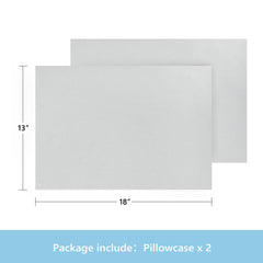 TILLYOU gray microfiber texture pillowcase feels silky and comfortable for nap time