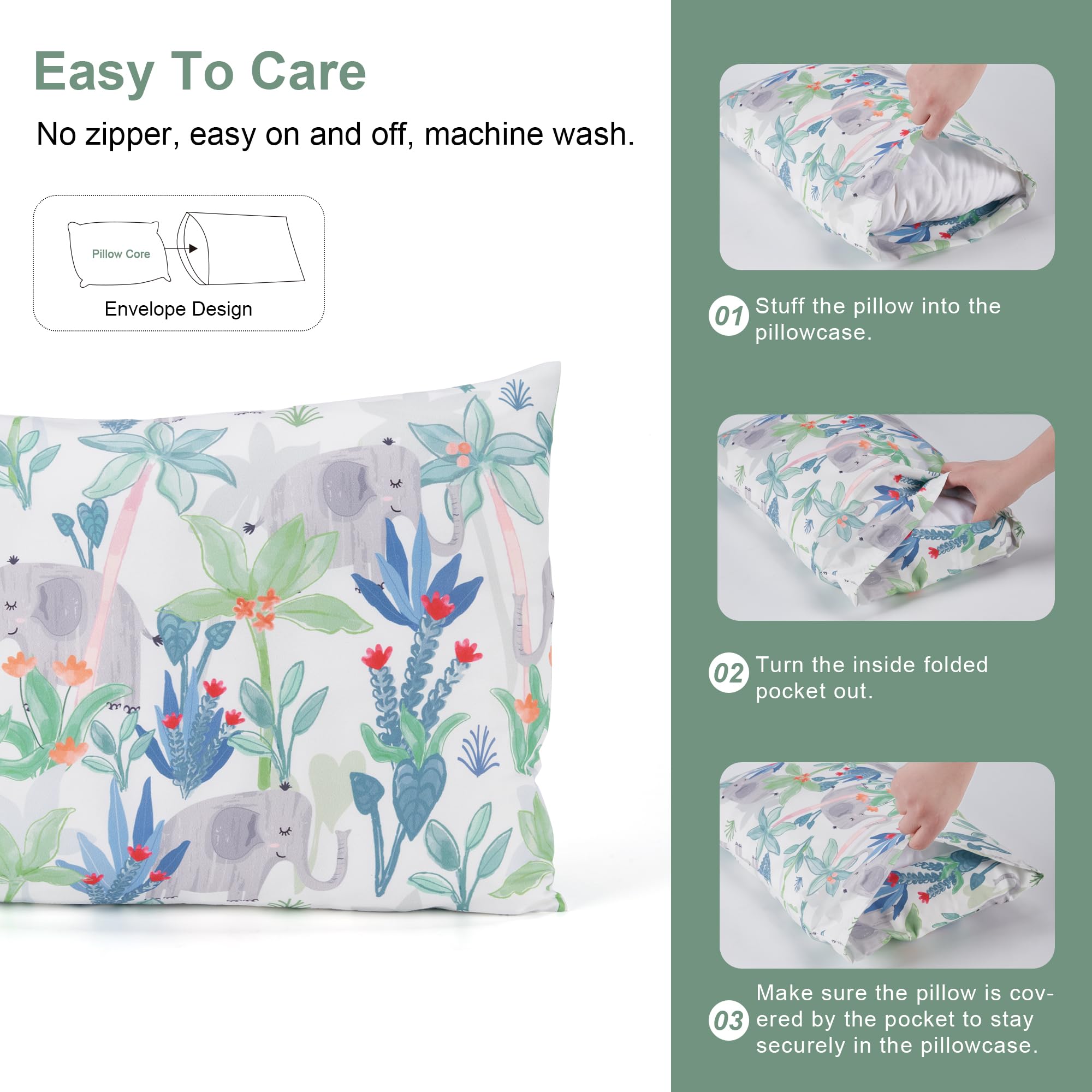 TILLYOU Grey pillowcase closeup highlighting cozy microfiber feel