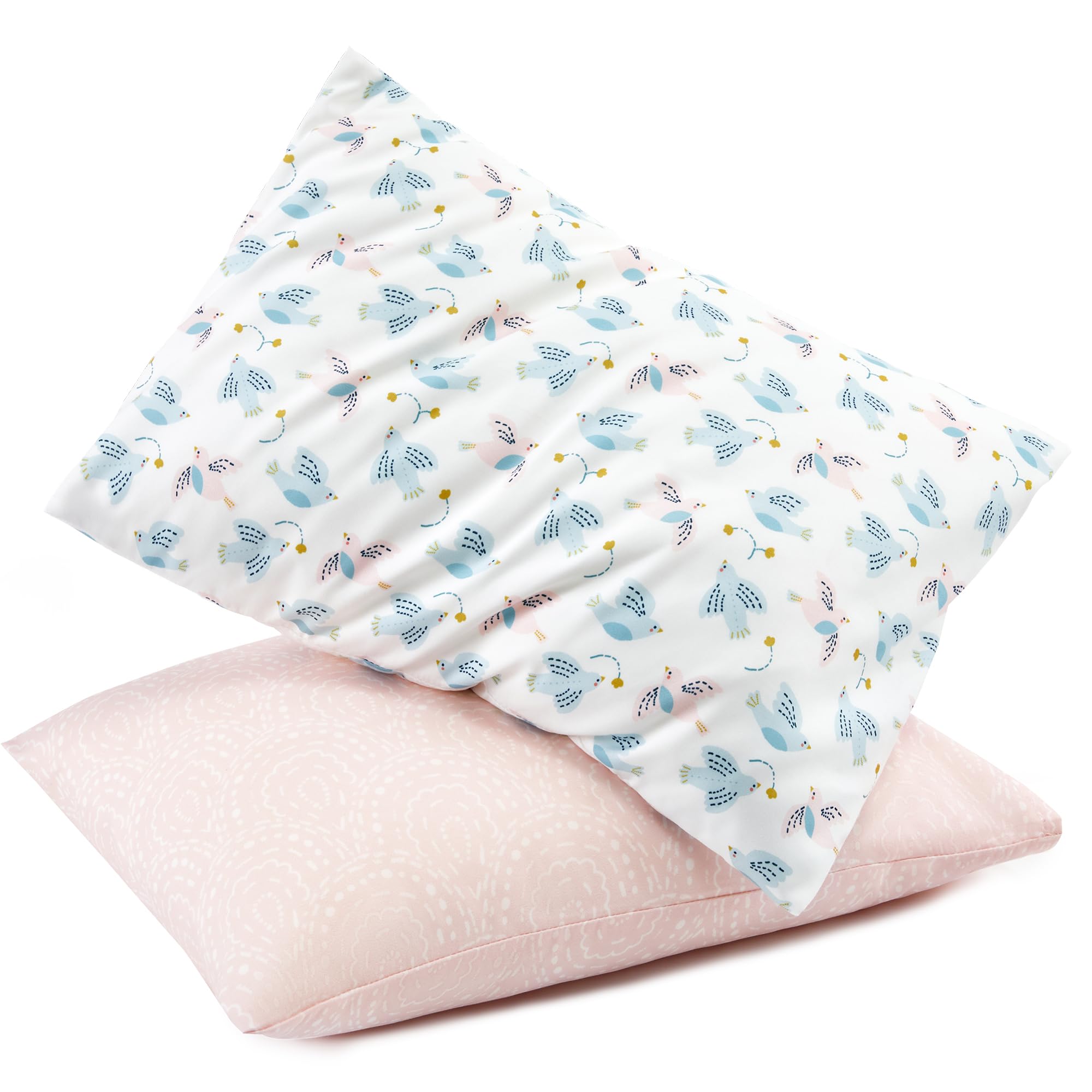 TILLYOU toddler pillowcase with lucky pony pattern for gentle skin comfort