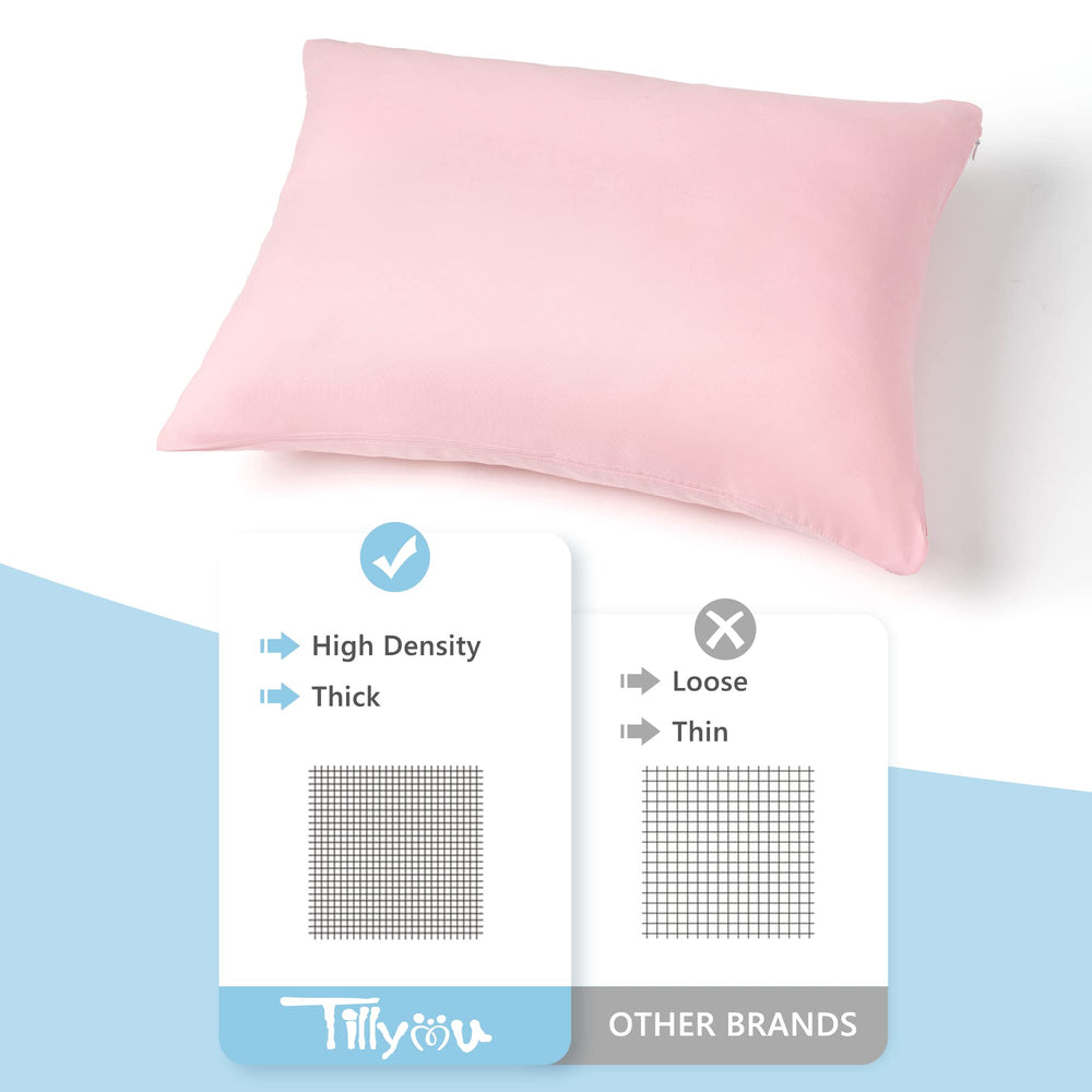 TILLYOU machine wash friendly pillowcase for easy care