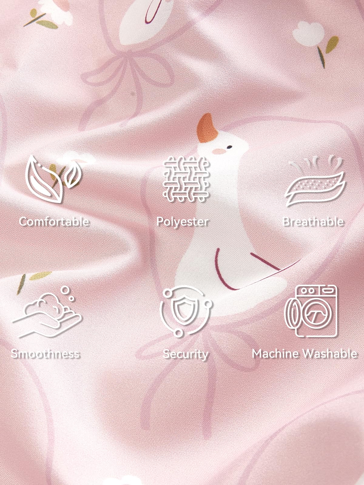 TILLYOU pillowcase is machine washable for easy cleaning