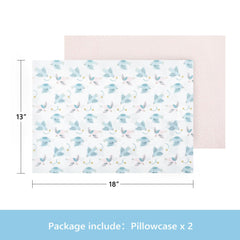TILLYOU toddler pillowcase featuring peace dove design for soothing bedtime visuals