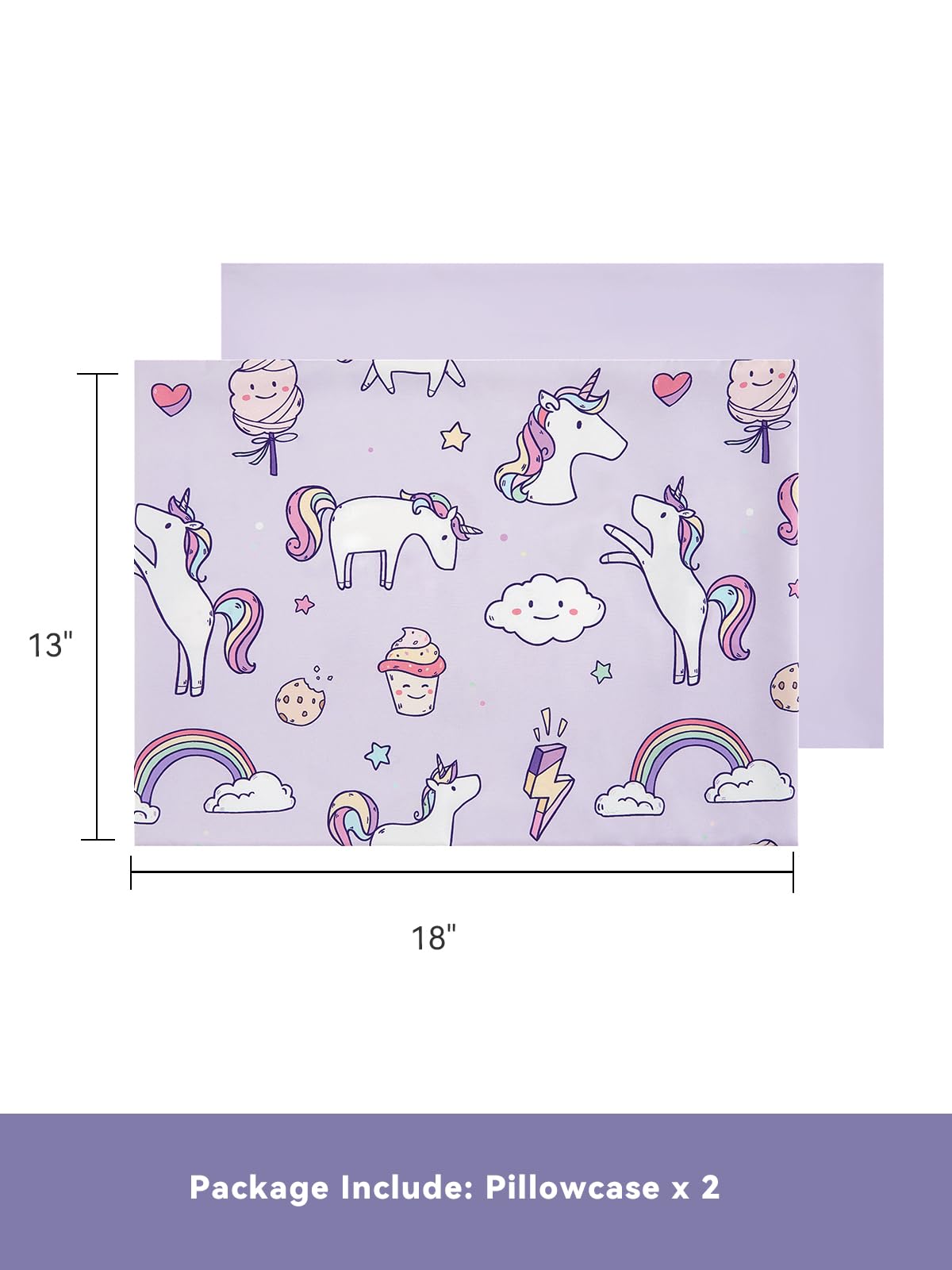 TILLYOU pony pattern toddler pillowcase keeps pillows clean during travel