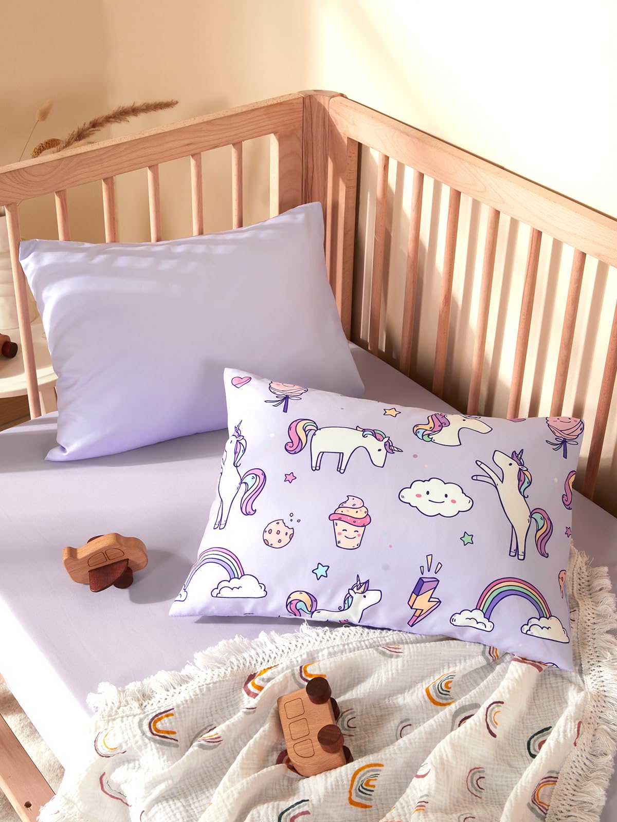 TILLYOU two-pack pony pillowcases ideal for busy families