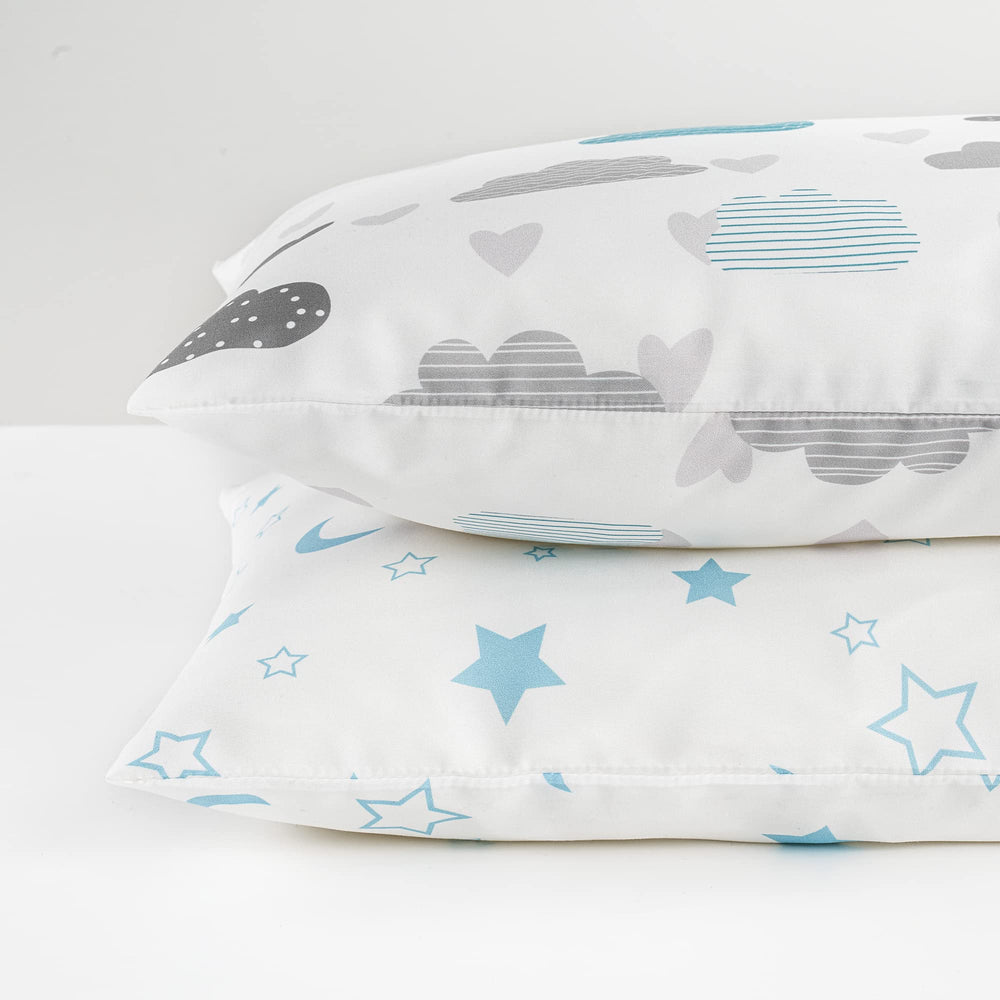 TILLYOU toddler pillowcase 13x18 fits standard travel pillows for on-the-go comfort.