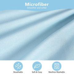 TILLYOU soft microfiber texture provides gentle sleep surface