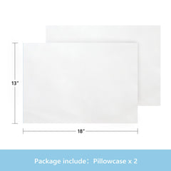 TILLYOU pillowcase tight stitching for durable, all-season use