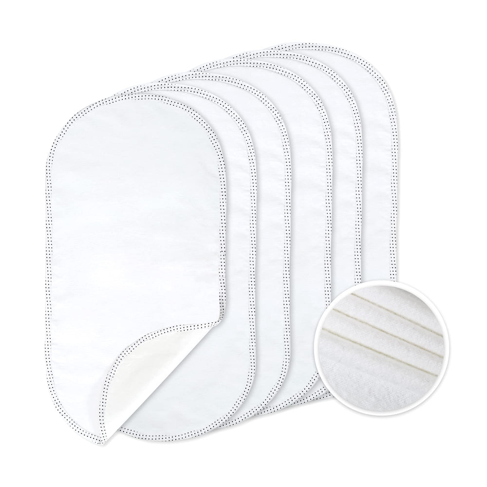 TILLYOU waterproof-changing-pad-liner six-pack provides a soft surface for diaper changes.