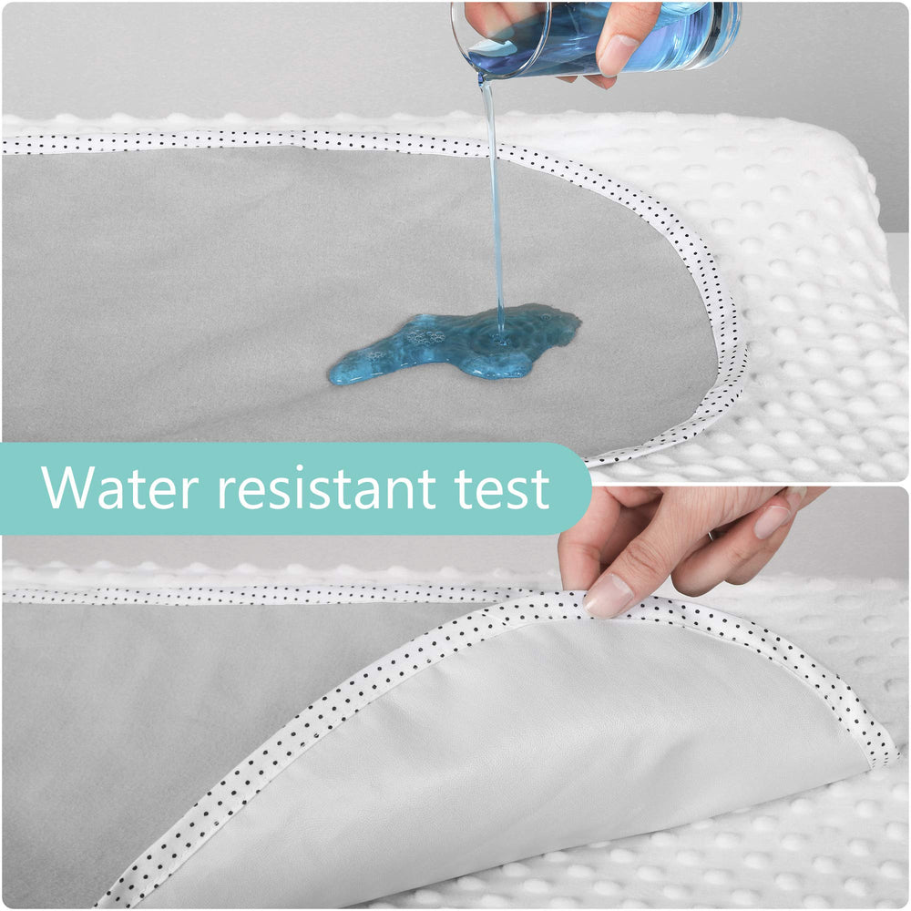 Stable, slip-free setup when paired with a changing table cover