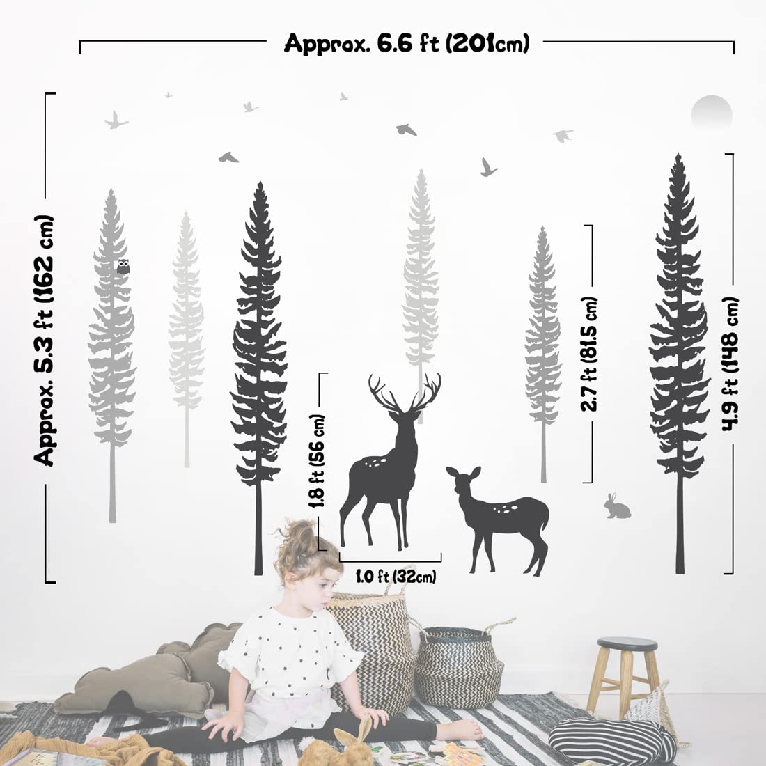 Timber Artbox easy peel-and-stick decals for quick room updates