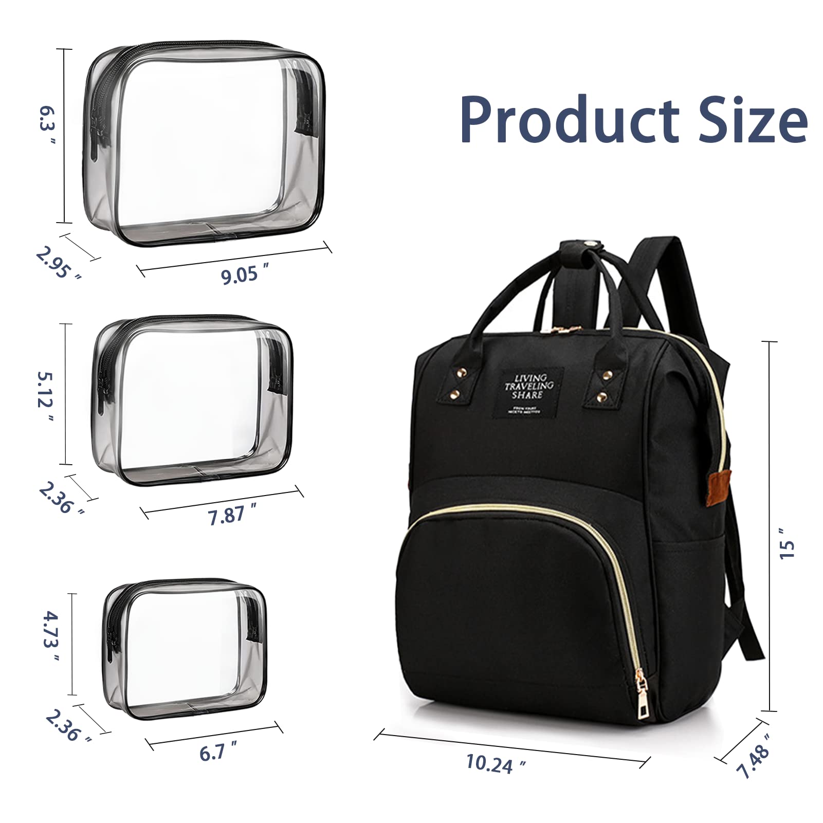 Timberer diaper bag straps show reinforced stitching for durability and comfort