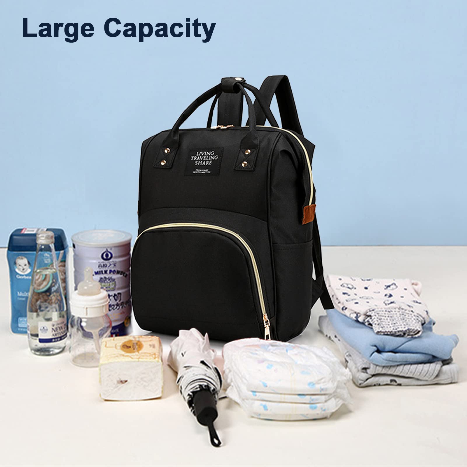 Timberer diaper bag stroller attachment for easy hanging on a stroller