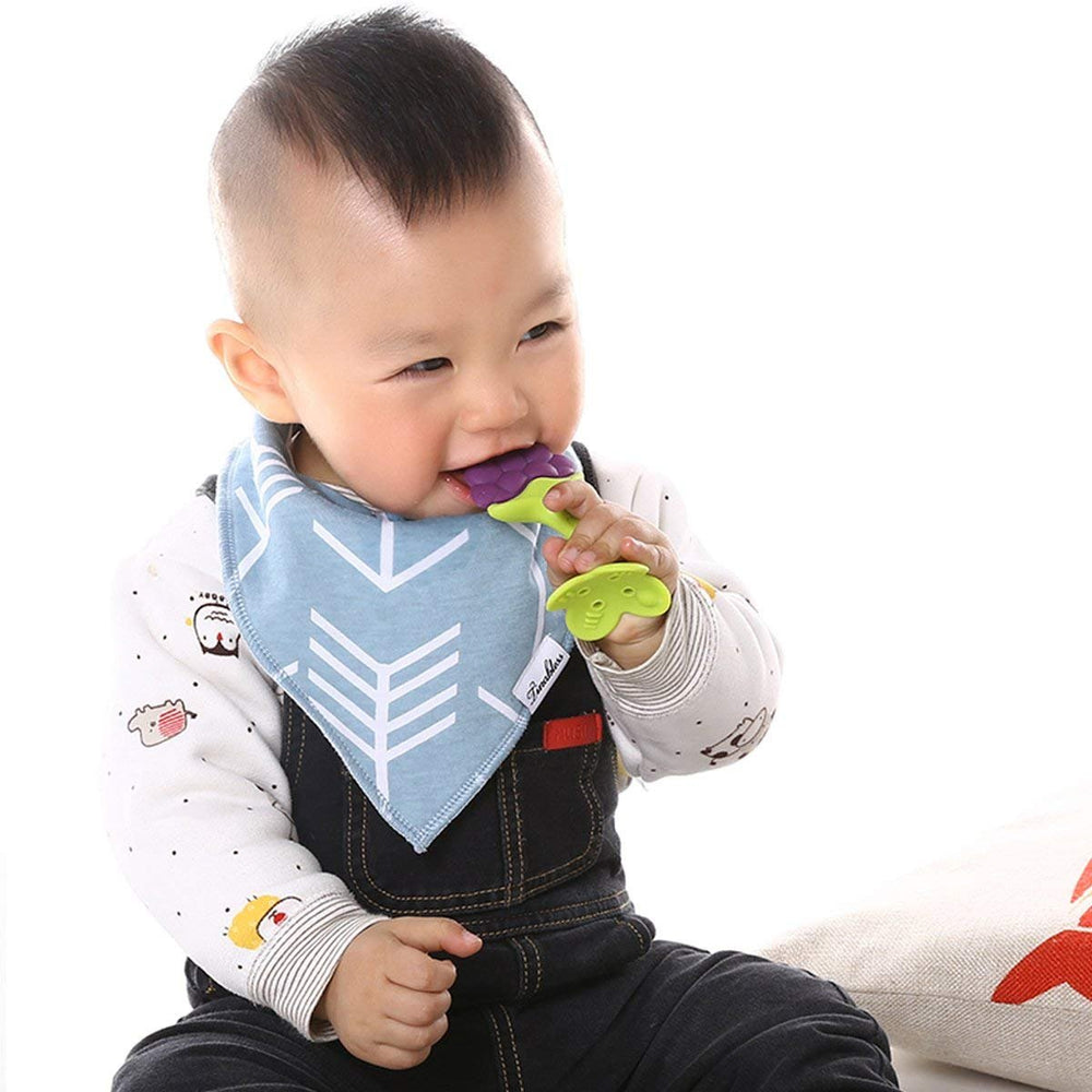 Tinabless teething keys gift set; ideal baby shower present.