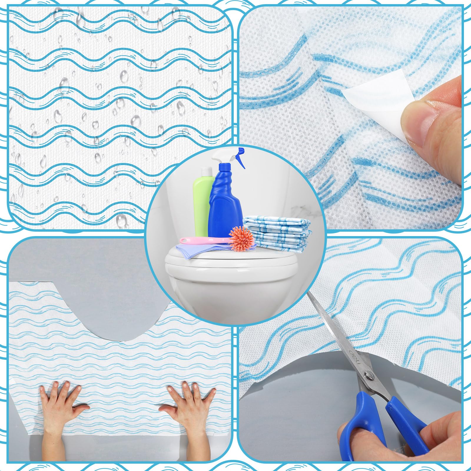 Tinideya mat pack suitable for home and public restrooms.