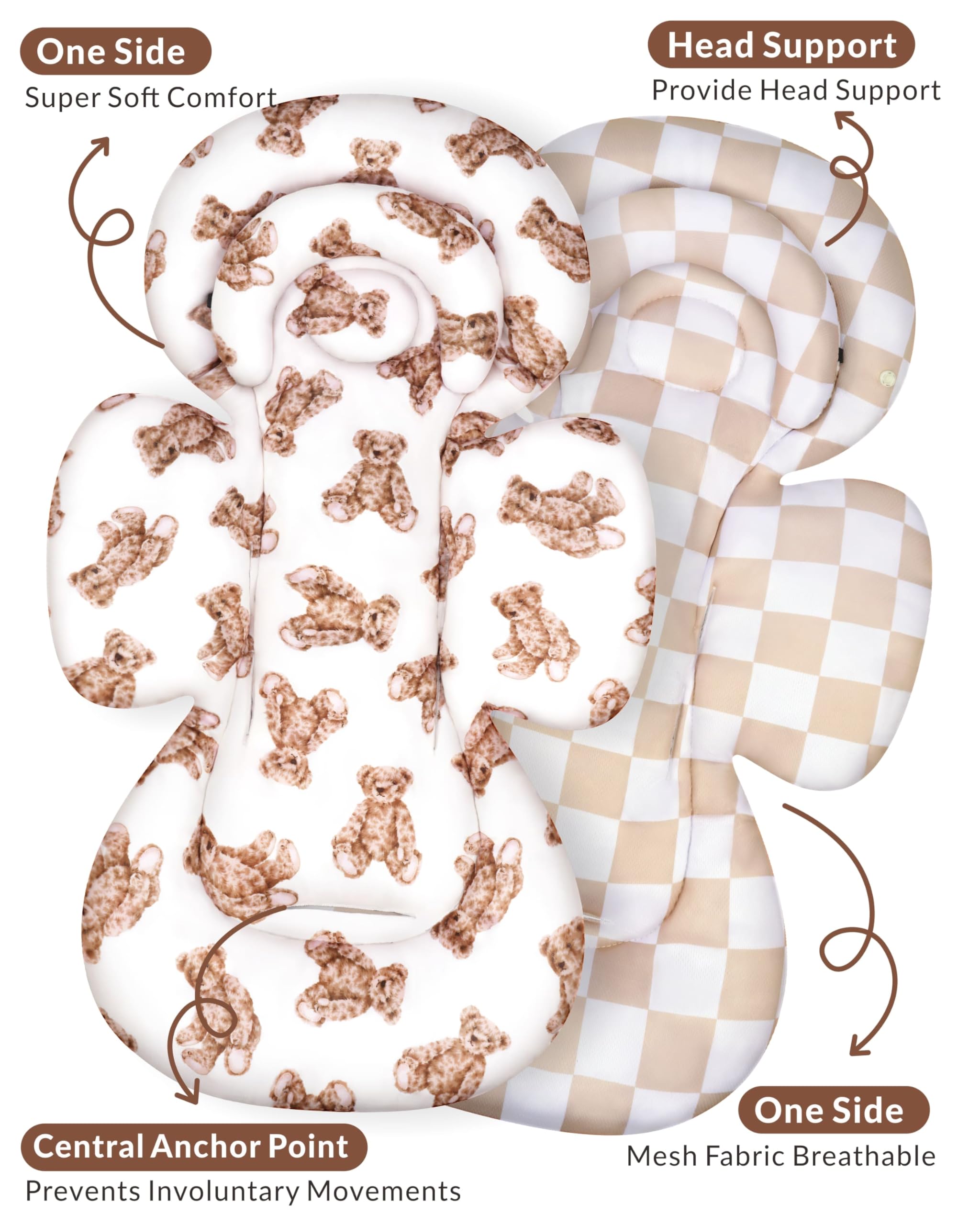 TinlyFinly accessory set includes headpiece, strap covers, and buckle cover.