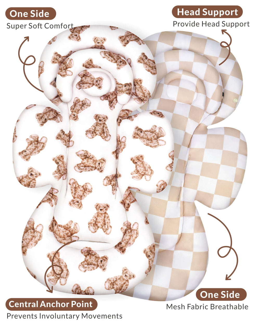TinlyFinly accessory set includes headpiece, strap covers, and buckle cover.