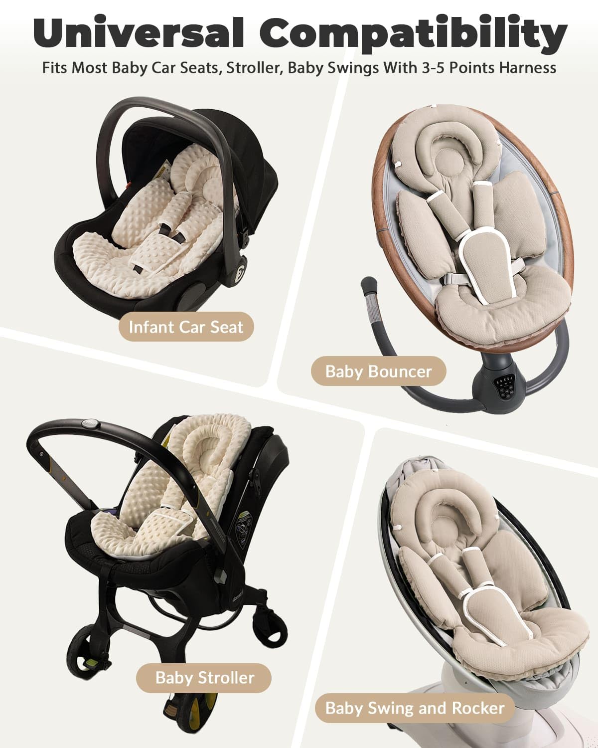 TinlyFinly buckle cover prevents irritation and keeps buckles clean.