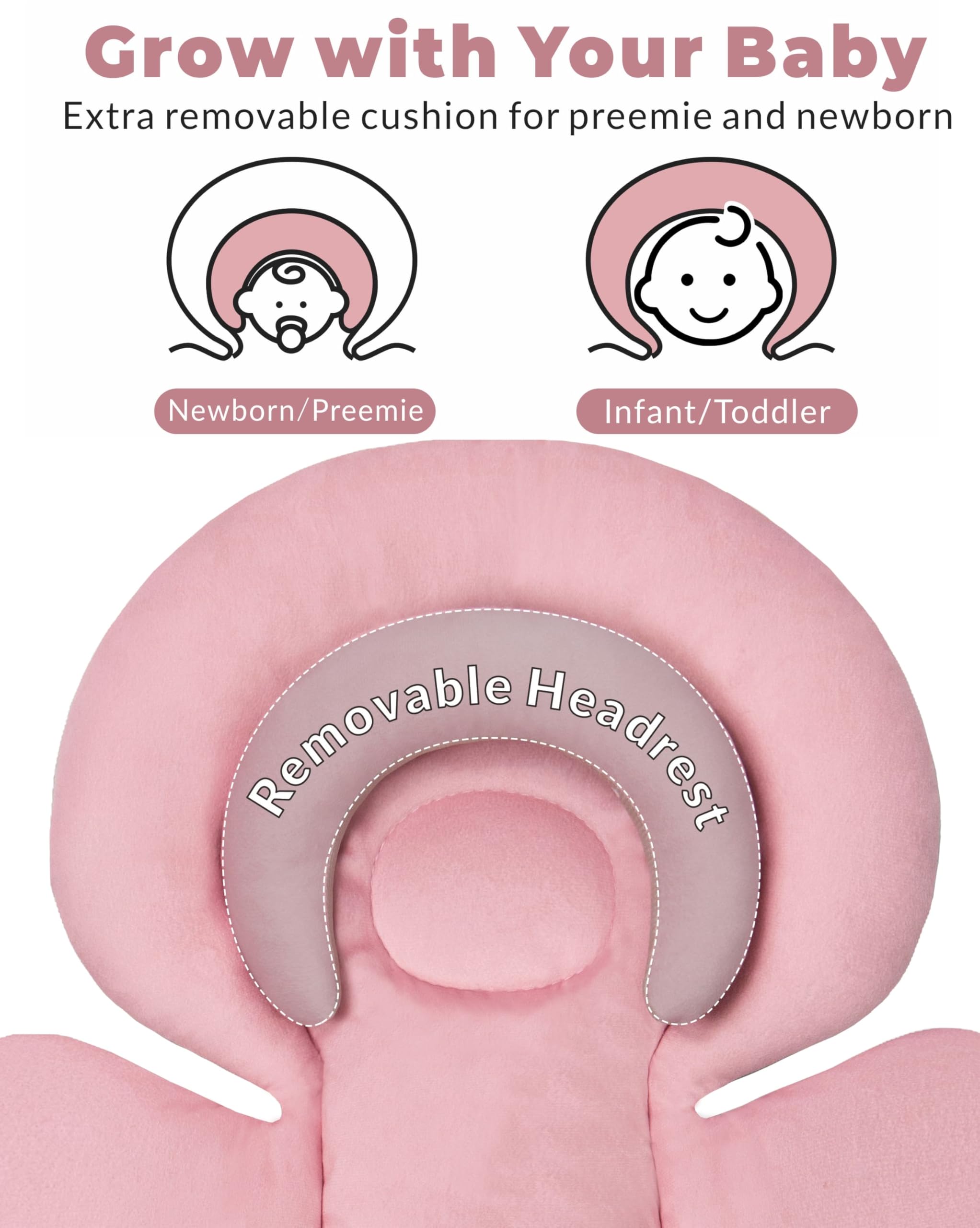 TinlyFinly buckle cover keeps buckles clean and skin-friendly.