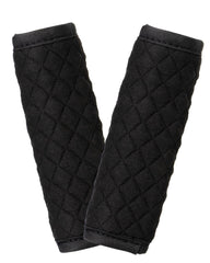 TinlyFinly car seat belt pad close-up showing soft rhombus plush texture for gentle skin contact.