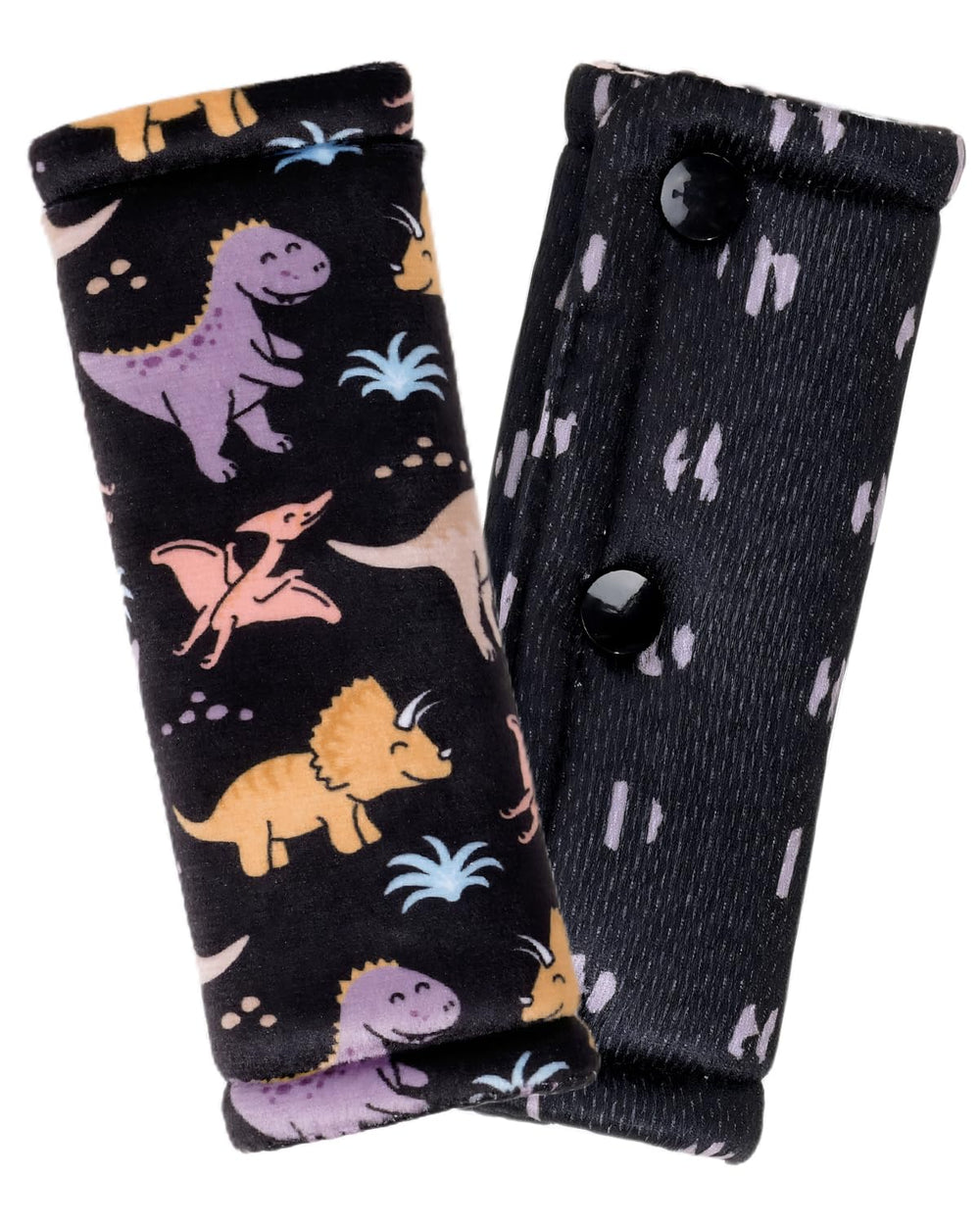TinlyFinly Dinosaur car seat belt cover cushions babies for comfortable rides.