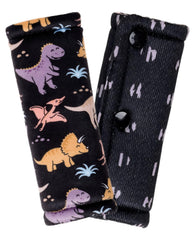 TinlyFinly Dinosaur car seat belt cover cushions babies for comfortable rides.