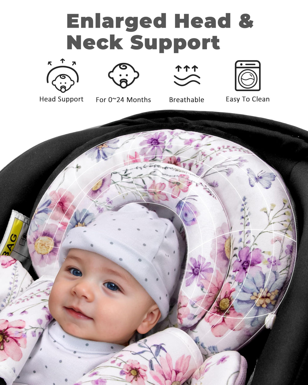 TinlyFinly strap covers providing soft touch at harness areas