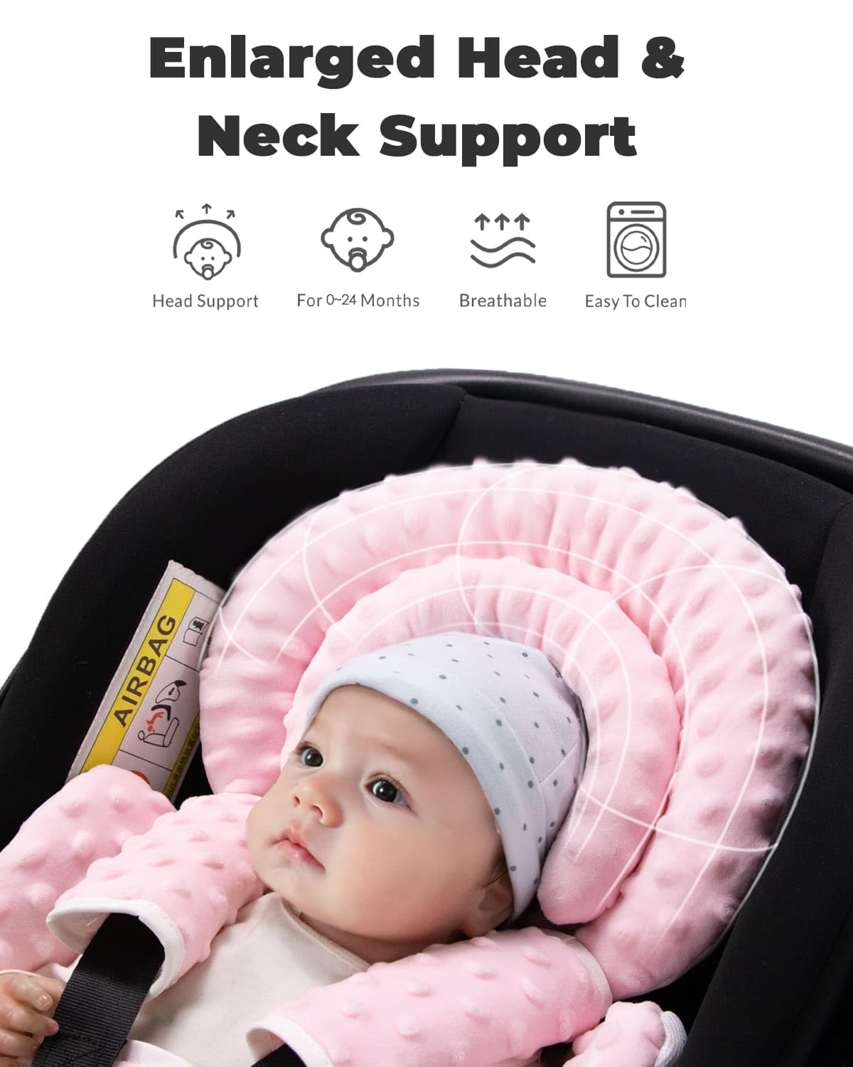 TinlyFinly reversible side with plush fabric for winter comfort