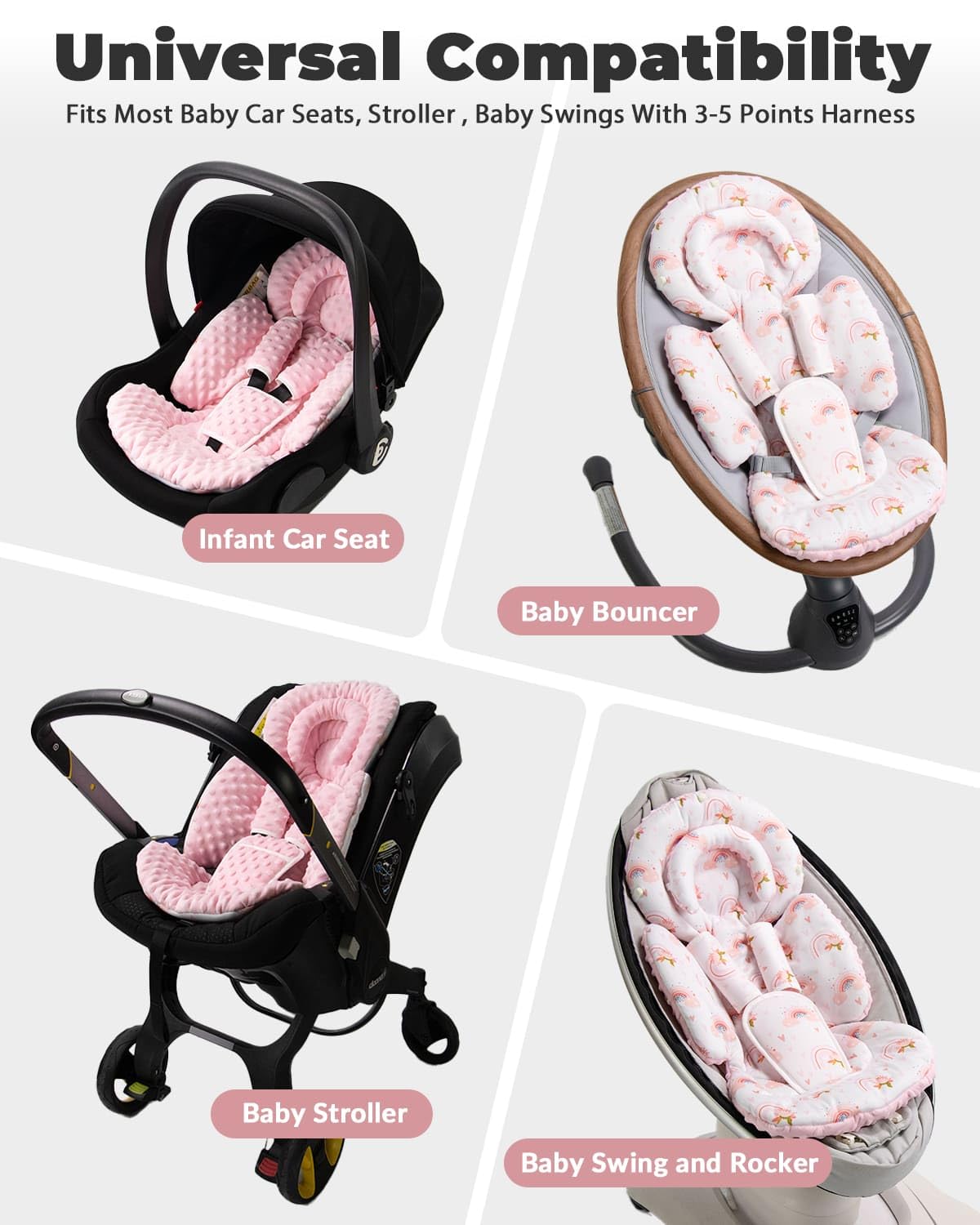 TinlyFinly soft plush side highlighted for baby comfort