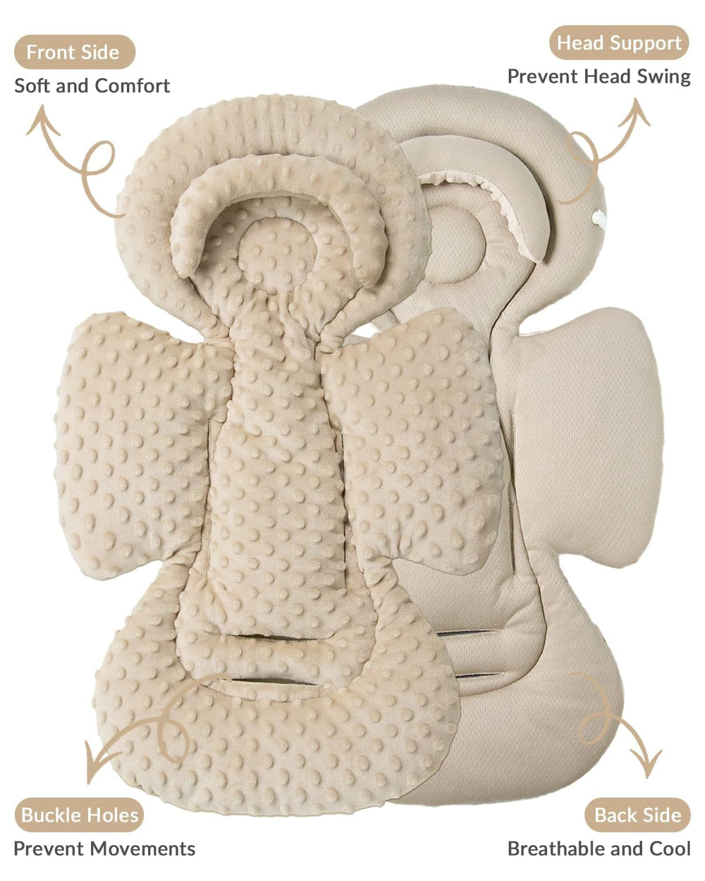 TinlyFinly machine washable care keeps inserts fresh after rides.