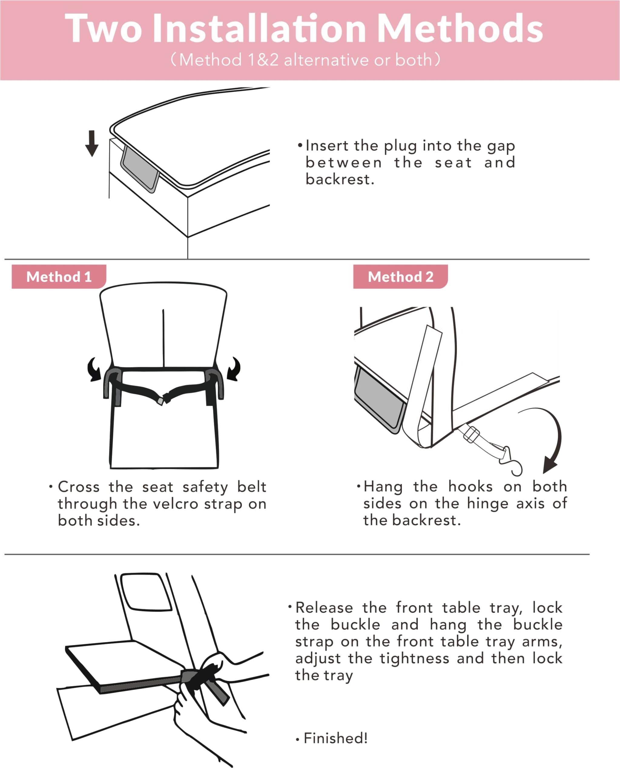 TinlyFinly lightweight travel bed for kids, ideal for plane trips.