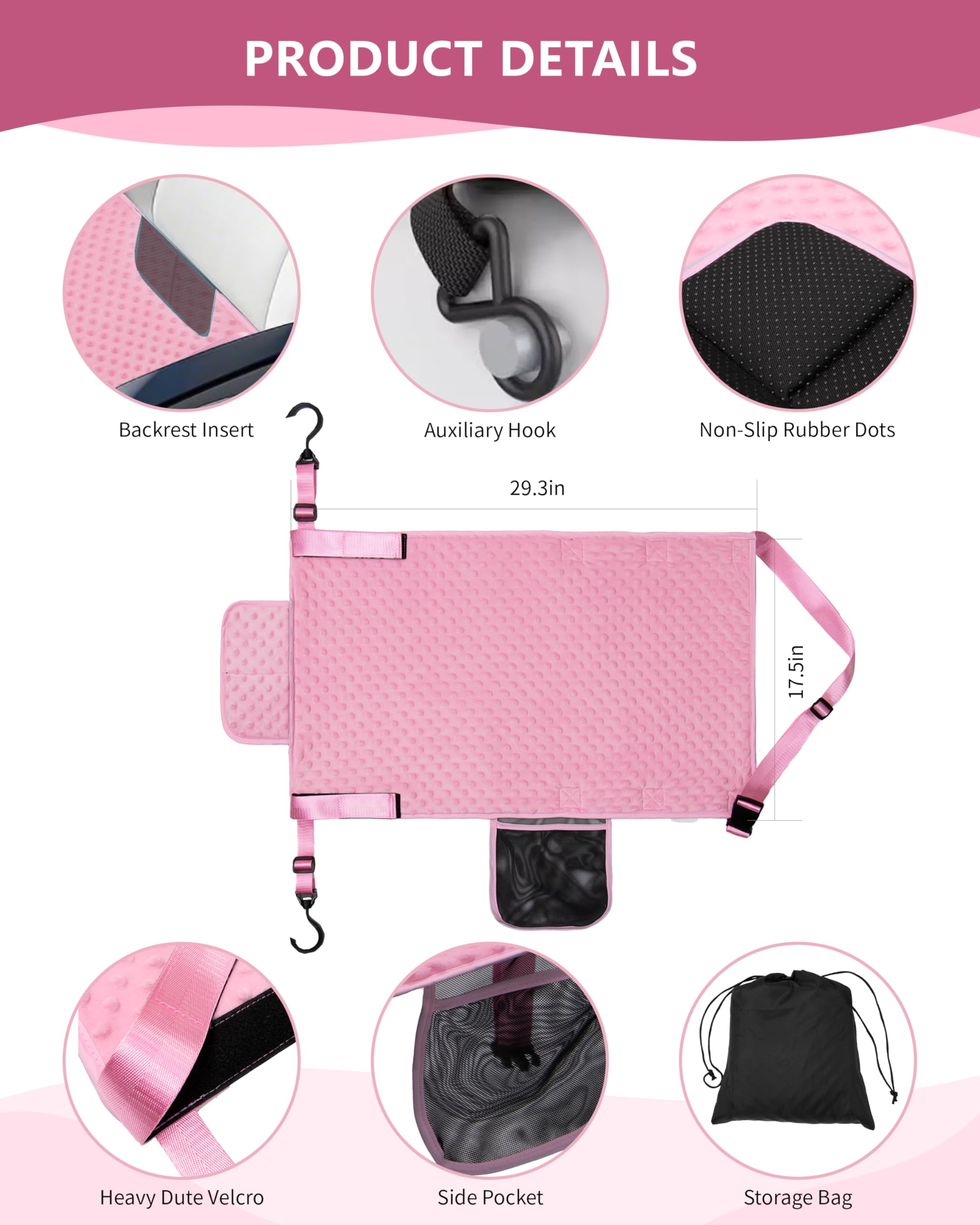 TinlyFinly side-pocket stores toys and snacks within easy reach.
