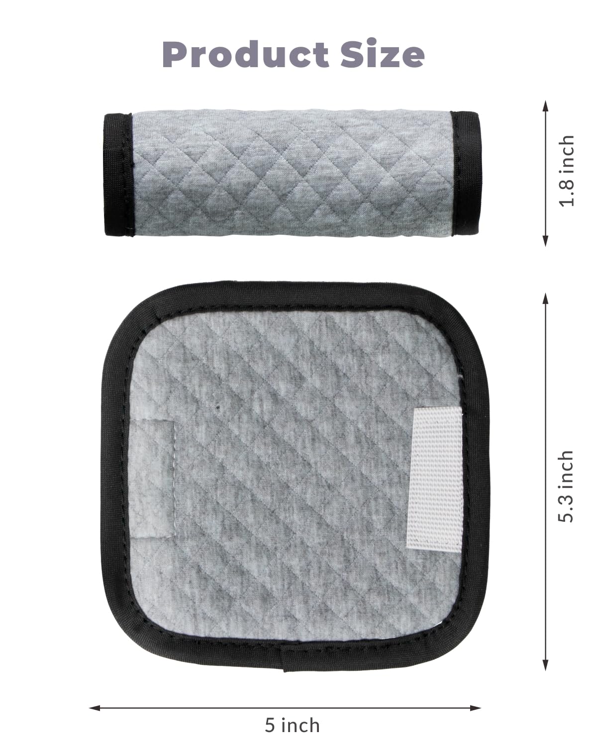 TinlyFinly stroller belt pad gray cushions straps for smoother rides