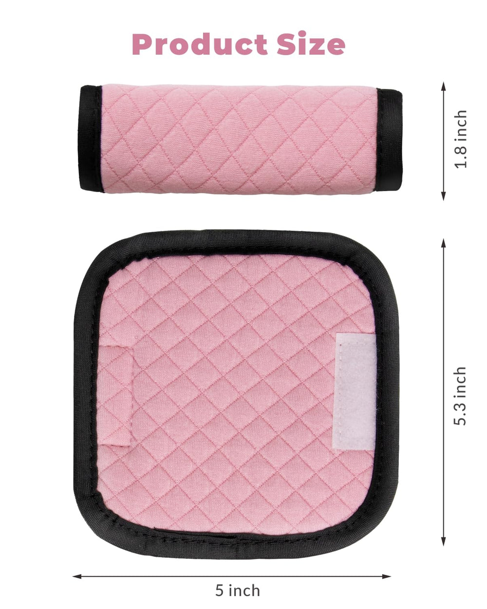 TinlyFinly velcro-closure belt covers secure easily on various straps