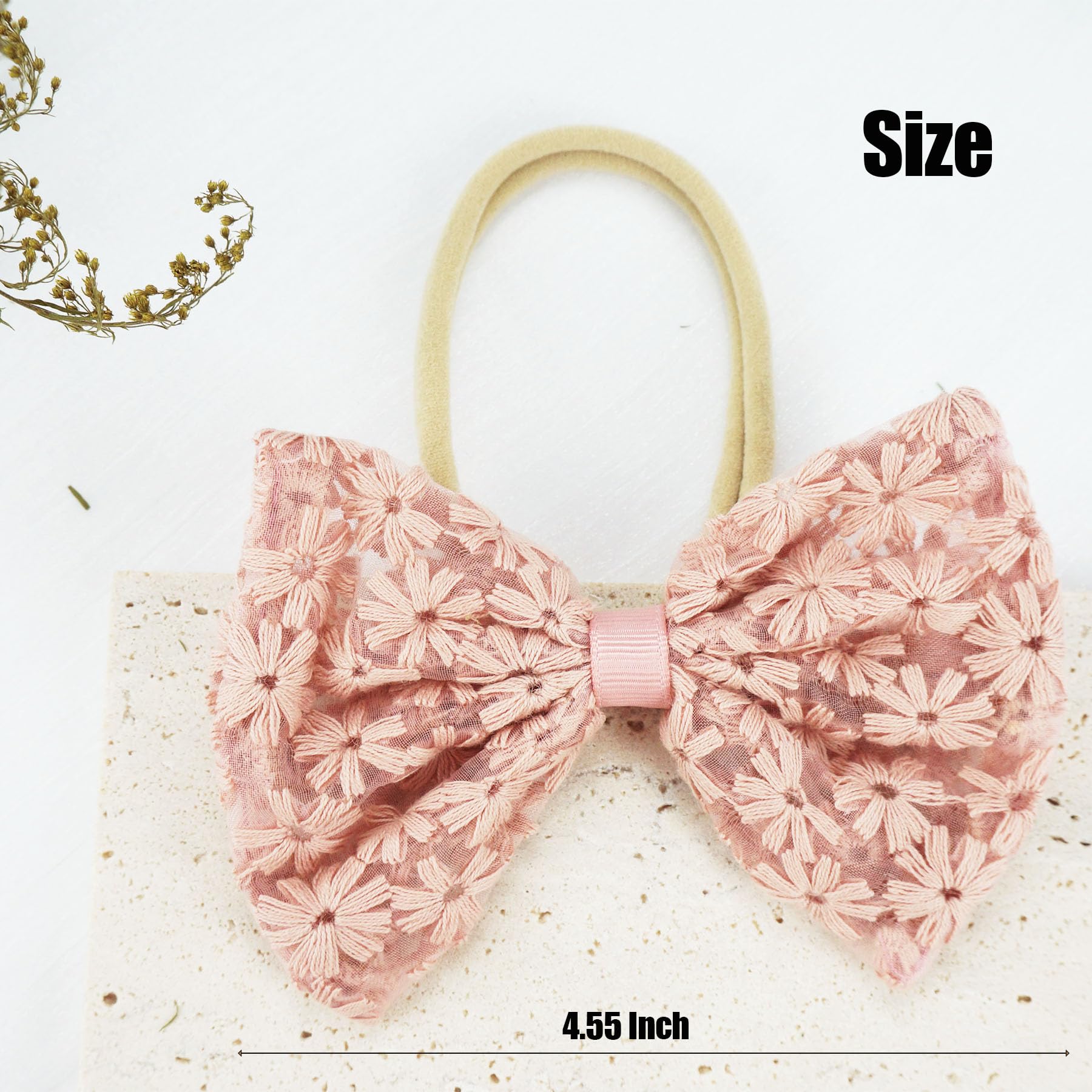 Tinsparkwin baby bow headband, ideal accessory for photoshoots.