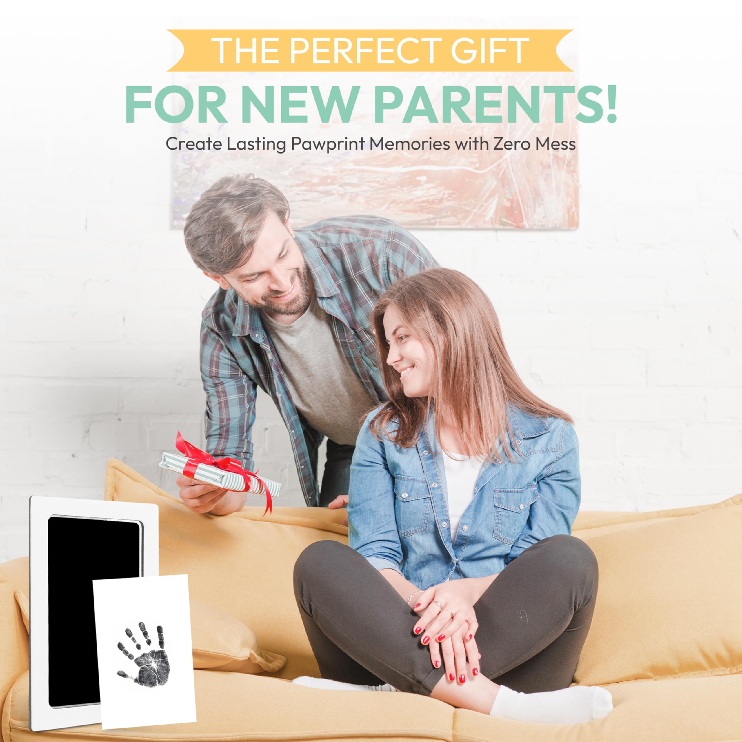 Tiny Gifts inkpad versatile for family prints, including pets.