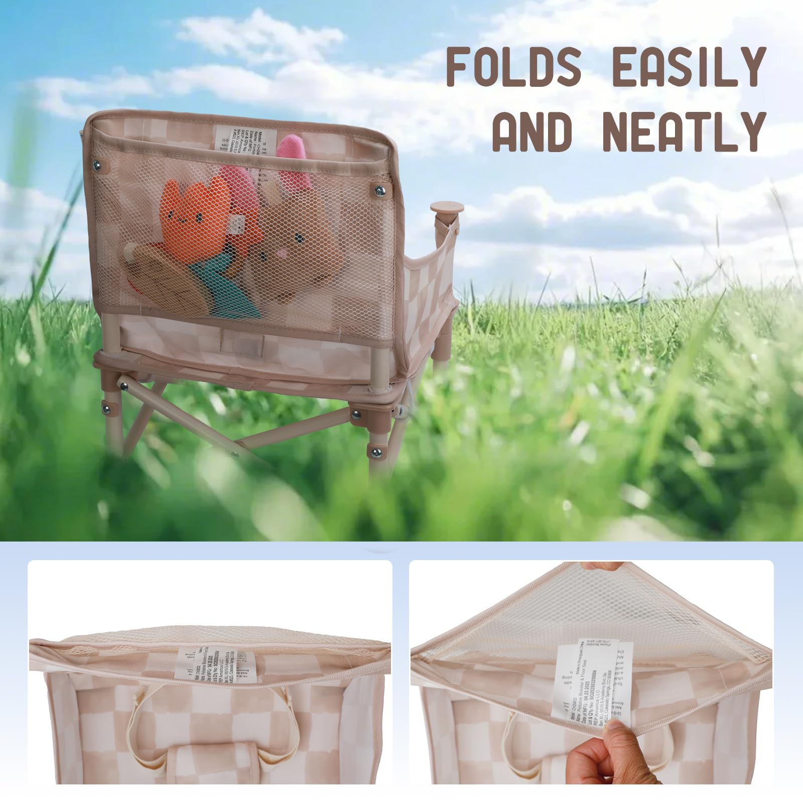 Tiny Marvels durable 600D Oxford fabric delivers comfortable, long-lasting use